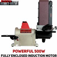 Bucktool 250W Bench Belt Grinder & Disc Sander Combo