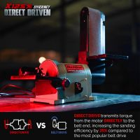 Bucktool 250W Bench Belt Grinder & Disc Sander Combo