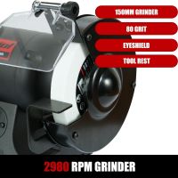 Bucktool 250W Bench Belt Grinder & Disc Sander Combo