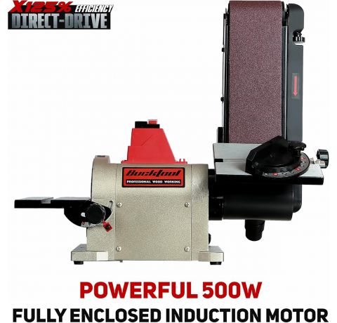 Bucktool 250W Bench Belt Grinder & Disc Sander Combo