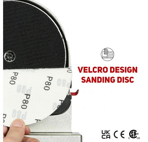 Bucktool 500W Bench Belt & Disc Sander with Direct Drive