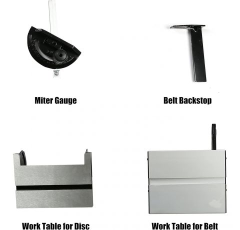 Bucktool 500W Bench Belt & Disc Sander with Direct Drive