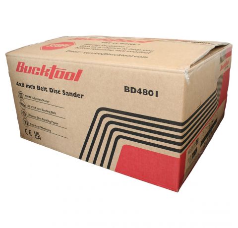 Bucktool 500W Bench Belt & Disc Sander with Direct Drive