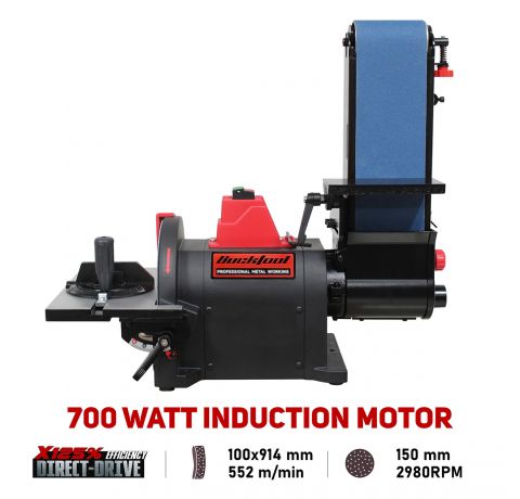 Bucktool 700W Bench Belt & Disc Sander with Direct Drive