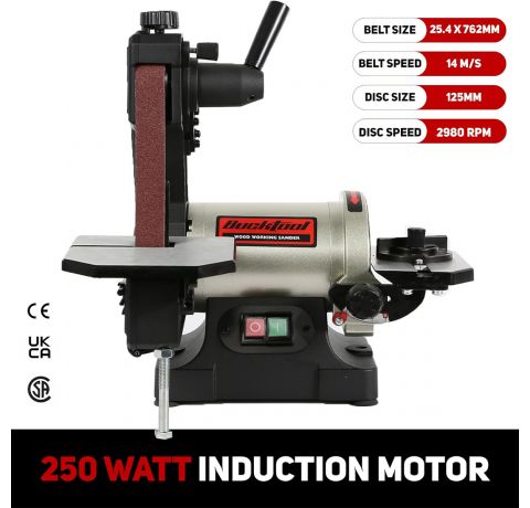 Bucktool 250W Bench Belt & Disc Sander