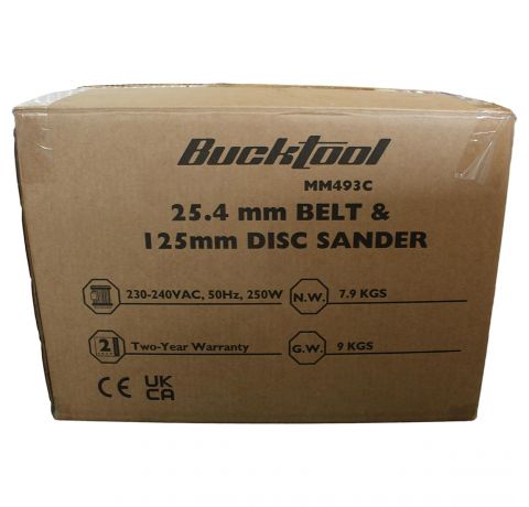 Bucktool 250W Bench Belt & Disc Sander Bucktool 250W Bench Belt & Disc Sander
