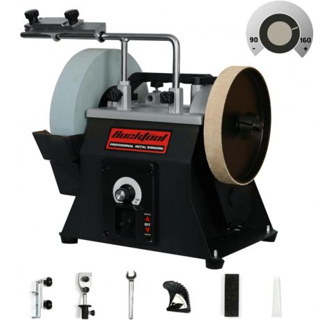 BUCKTOOL 250mm Wet Bench Grinder & Sharpening System