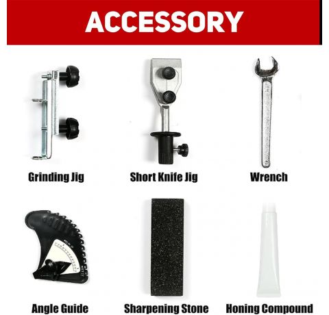 BUCKTOOL 250mm Wet Bench Grinder & Sharpening System