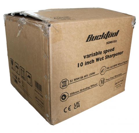 BUCKTOOL 250mm Wet Bench Grinder & Sharpening System